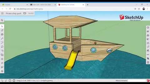 SketchUp for Schools -  Pirate Ship Park Tutorial