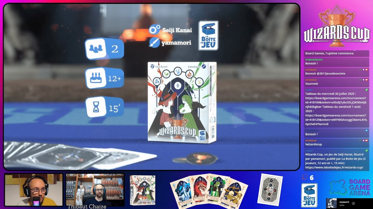 WIZARDS CUP avec Thibaut Chaize de La boîte de Jeu