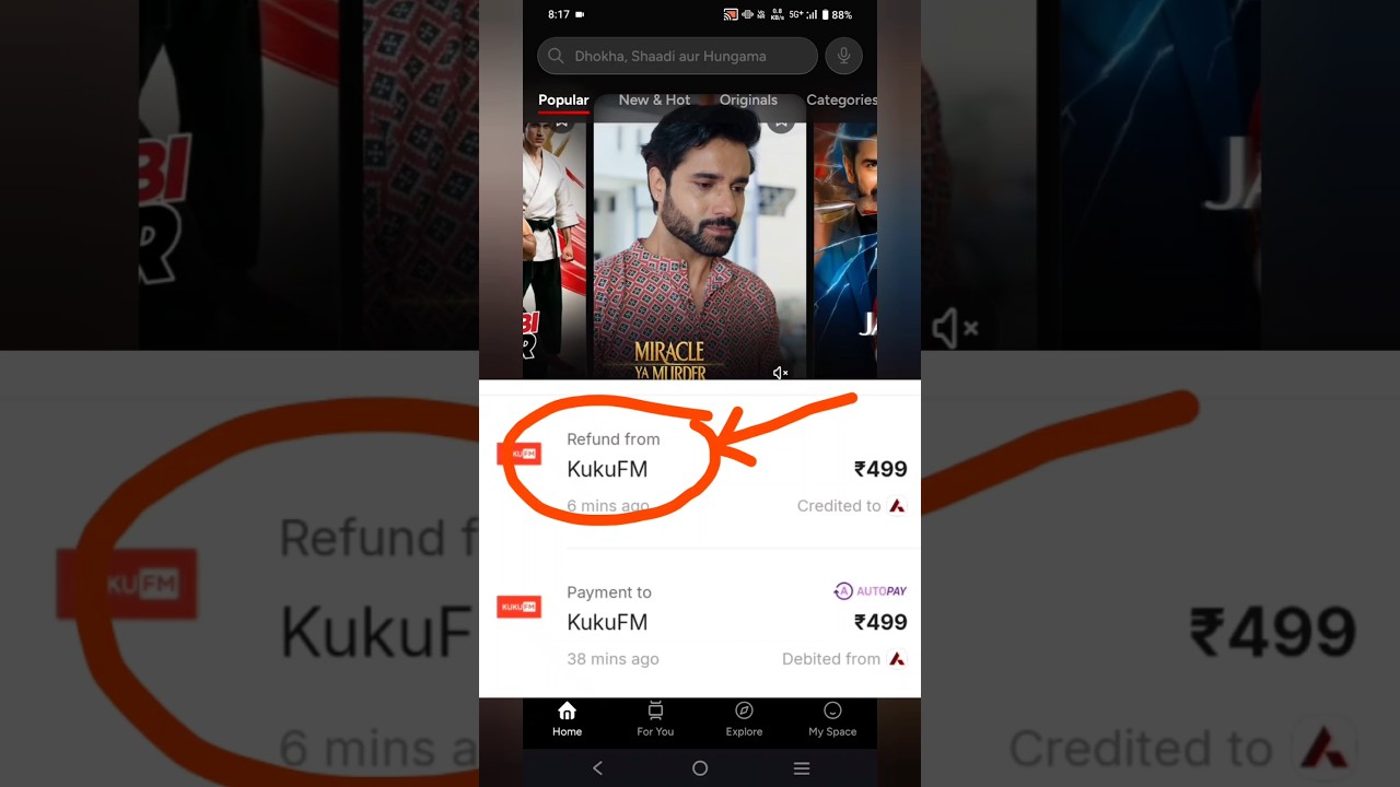 Возврат денег за Kuku TV Paisa с подтверждением💯 😱 