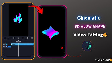 INSANE 3D Glow Shape Animation in Alight Motion | Easy Tutorial