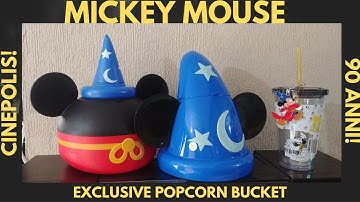 Mickey Mouse exclusive glow in the dark popcorn bucket