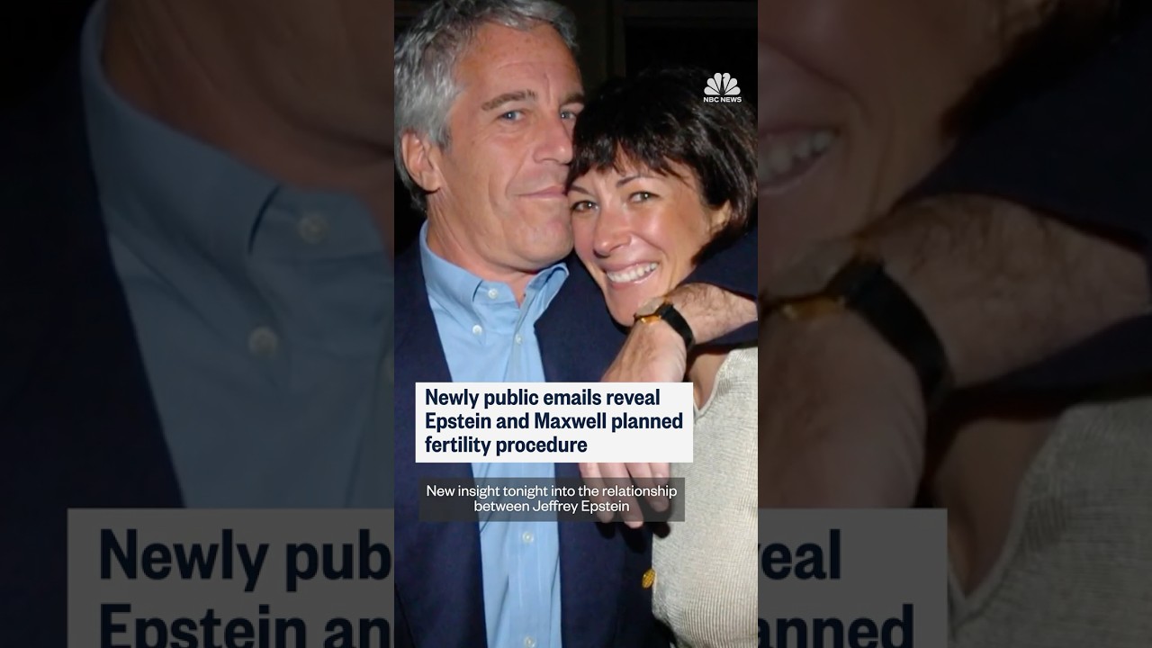 Newly public emails reveal Epstein and Maxwell planned fertility procedure