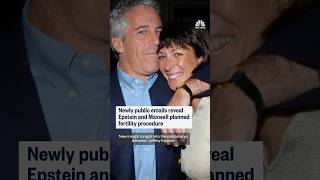 Newly public emails reveal Epstein and Maxwell planned fertility procedure
