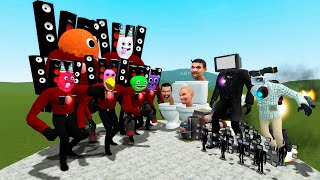 NEW ALL MECHA SPEAKERMAN BOSS GARTEN OF BANBAN vs TV MAN BOSS SKIBIDI TOILET in Garry's Mod screenshot 4