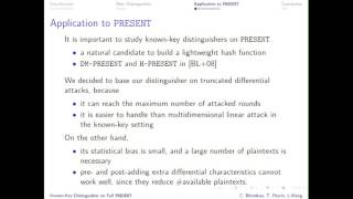 Known key Distinguisher on Full PRESENT