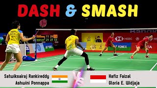 DASH AND SMASH | Satwiksairaj Rankireddy/Ashwini Ponnappa vs Hafiz Faizal/Gloria Emanuelle Widjaja