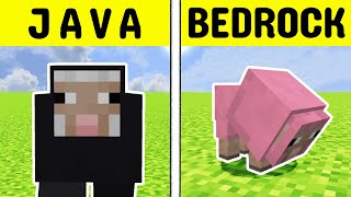 40 Minecraft Java vs Bedrock Differences!