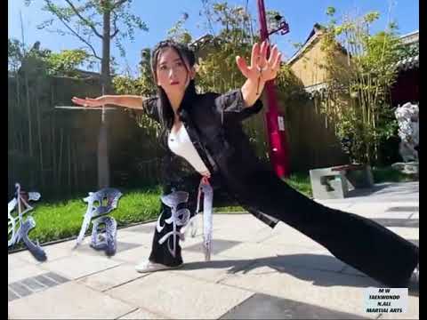 cewek cantik jago kungfu