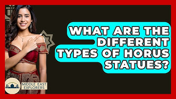 What Are The Different Types Of Horus Statues? - Middle East Explorers