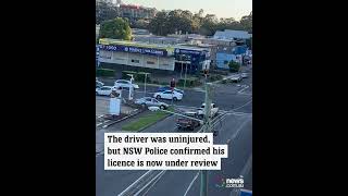 Elderly Man Crashes Car At A Servo