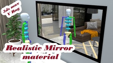 Create Realistic Mirror material in 3ds max using V Ray