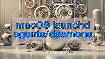 What are launchd agents and daemons on macOS?