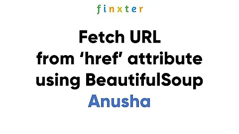 A Step-by-Step Guide to Fetching the URL from the ‘href’ attribute using BeautifulSoup