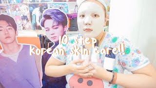 my korean skin care routine 2017 // acne-prone and oily skin