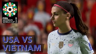 USA vs Vietnam - Women's World Cup Group E | FIFA 23 CPU vs CPU Sim