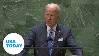 President Joe Biden delivers first speech at United Nations General Assembly | USA TODAY