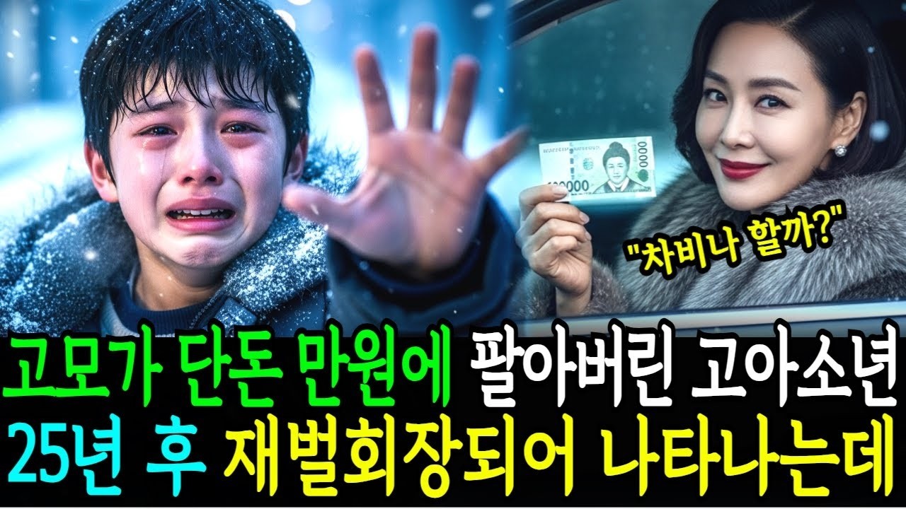 고모가 단돈 만원에 팔아버린 고아 소년, 25년 후 재벌 회장 되어 천벌을 내리는데
