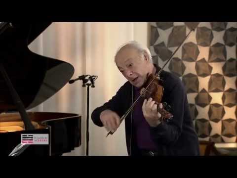 Violin Masterclass Gyorgy Pauk  - Rhythm and proper notes