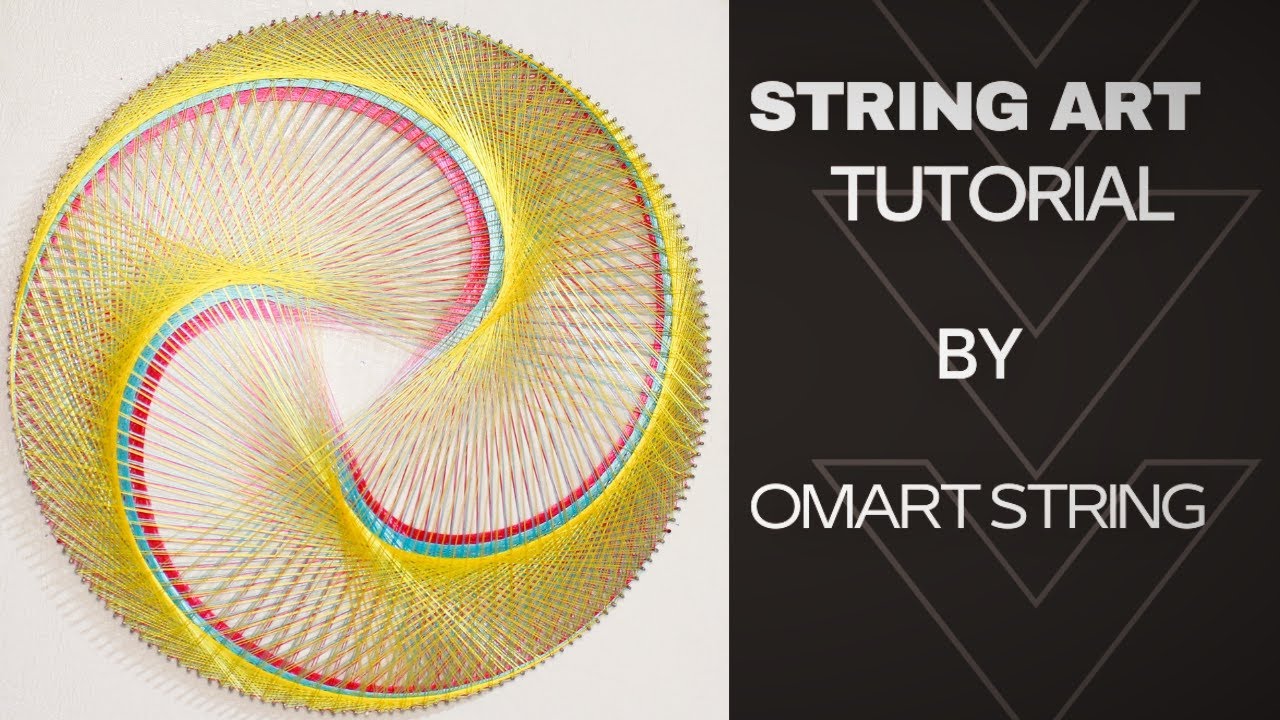 Line Drawing Using String String Art,See How Simple Lines Make Amazing Art - YouTube