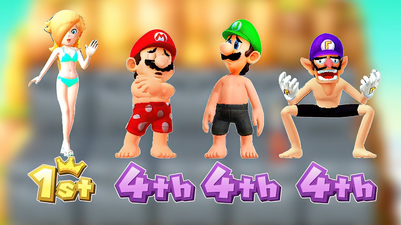 【マリオパーティ10】ミニゲームロゼッタVsマリオVsルイージVsワルイージ(最強CPU｢たつじん」)