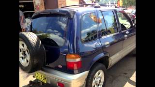 1997 Kia Sportage (4x4) Blue 5 Speed Manual Wagon 1997 Kia Sportage