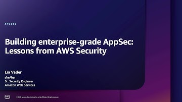 AWS re:Inforce 2025 - Building enterprise-grade AppSec: Lessons from AWS Security (APS201)