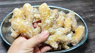Cách làm MỨT GỪNG NGUYÊN CỦ cho ngày tết giòn mềm không bị quá cay - món ngon ngày tết