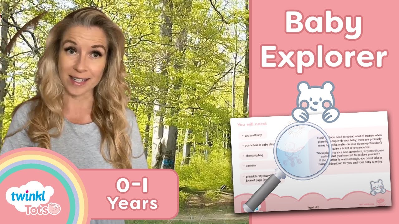Twinkl Tots Baby Explorer Activity | Discovering The World 0-12 Months