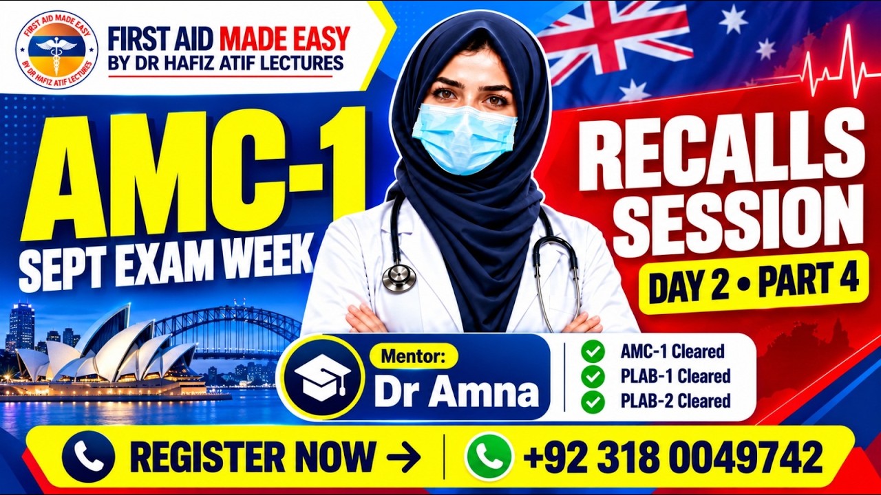 📢 AMC-1 SEPTEMBER Exam Week Recall 2026 | DAY 2 — PART 4 FAME PLATFORM by Dr Hafiz Atif