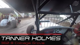 Tanner Holmes 360 Sprint Car Cottage Grove Feature 6.8.19