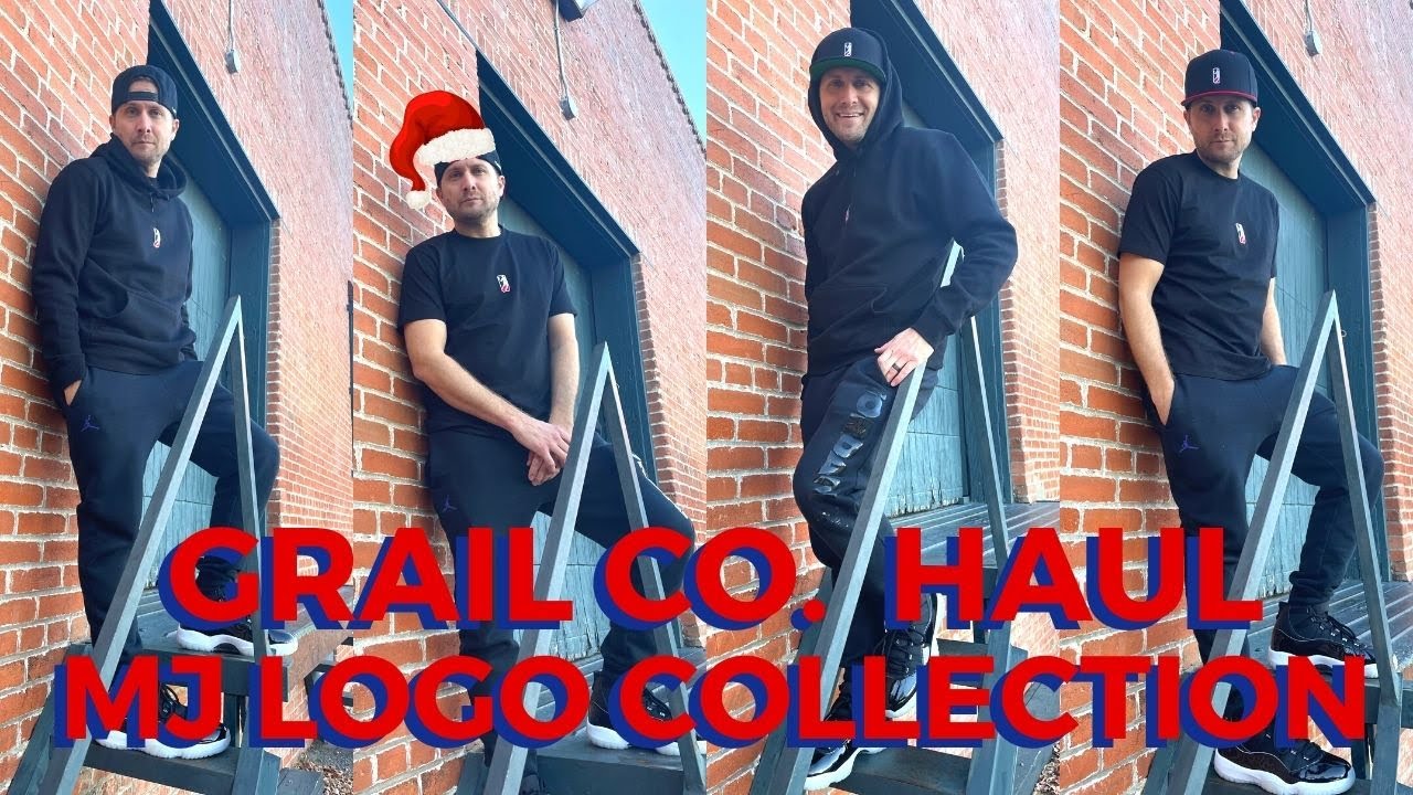 Grail Co Haul: MJ LOGO Collection: Haul & Try ON: NEW NBA LOGO? A Very Jumpman Christmas Giveaway #5