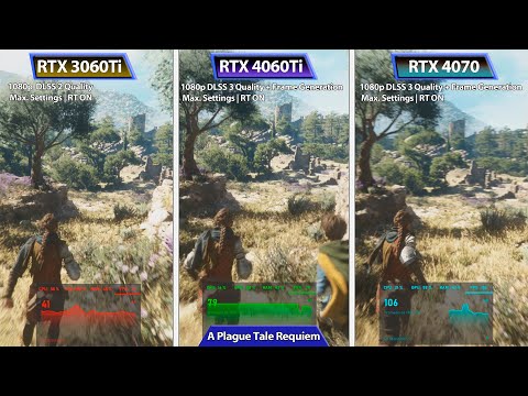 RTX 4060Ti vs 3060Ti vs 4070  | DLSS ON/OFF Performance Test