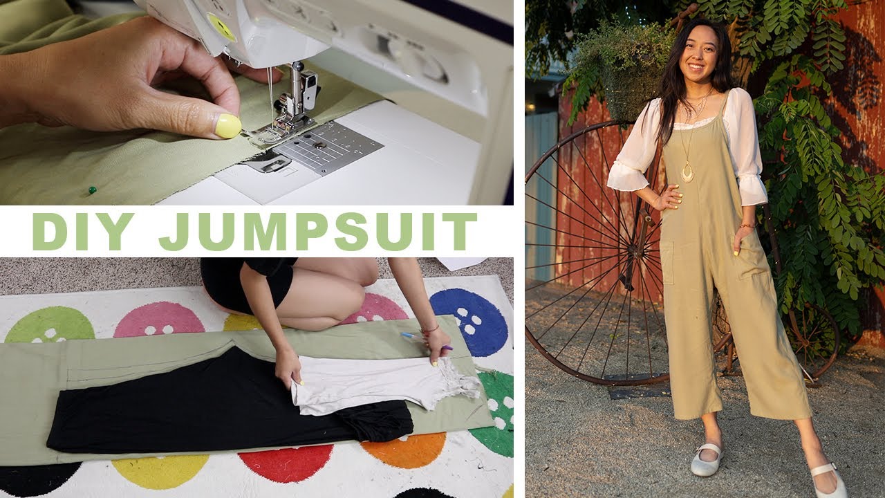 How to make a simple jumpsuit Sewing with coolirpa