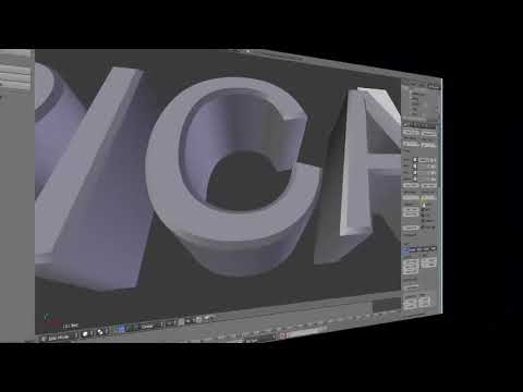 Video Bài 20:Tạo và tùy chỉnh chữ 3D trong Blender - youtube