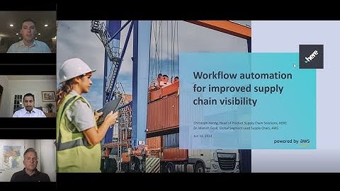 Workflow Automation for Improved Supply Chain Visibility
