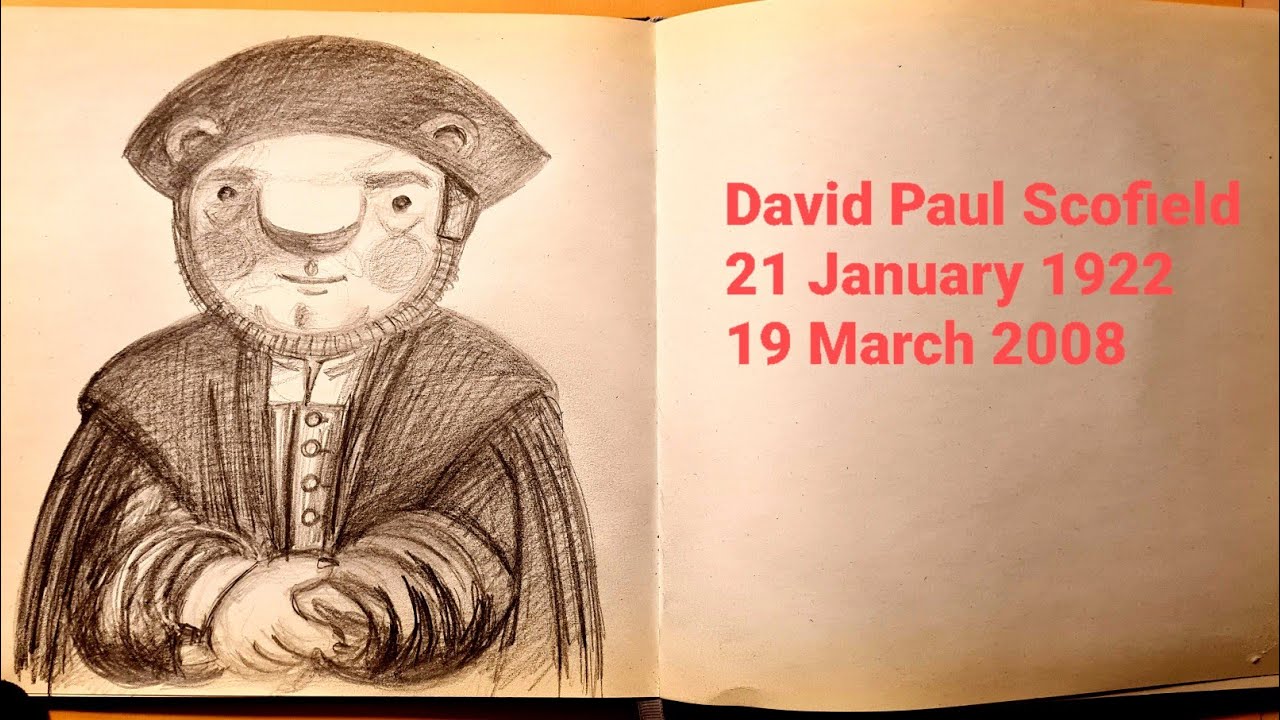 Happy Brithday paul scofield(bear version)pencil drawing