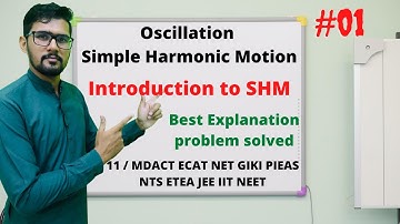 Simple Harmonic Motion I| Oscillation-01 || Introduction to SHM||MDCAT||ECAT||ETEA ||NET|| GIKI