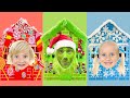 Grinch vs Kids Challenge | Katya and Dima