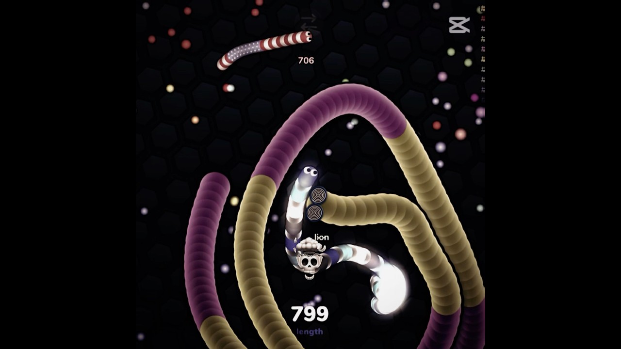 Super Insane Unexpected Escape in Slither.io 