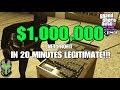 GTA Online ($1,000,000 NET PROFIT In 20 Minutes LEGITIMATE) Diamond Heist!