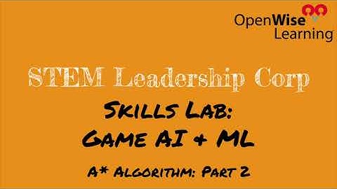 Game AI & ML:  A*  Pathfinding Algorithm part 2