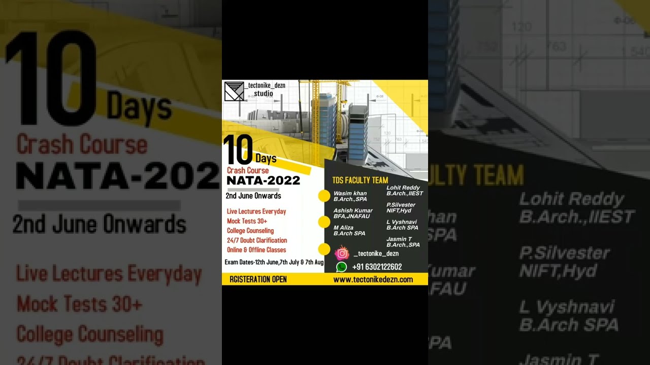 NATA crush course 2022