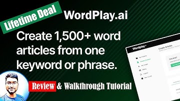 Wordplay Review: Appsumo Lifetime Deal & Demo Tutorial | High-Quality Articles in just one click.
