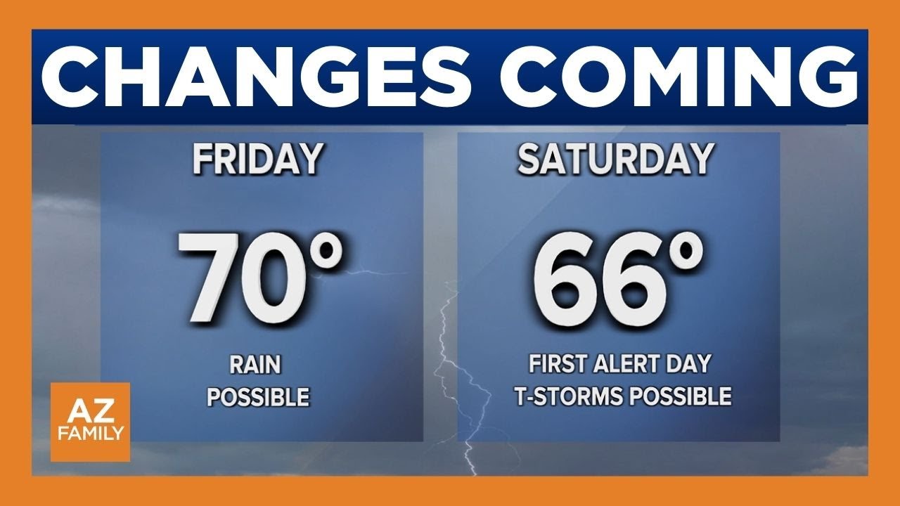 First Alert Day ahead for thunderstorm chances in Arizona
