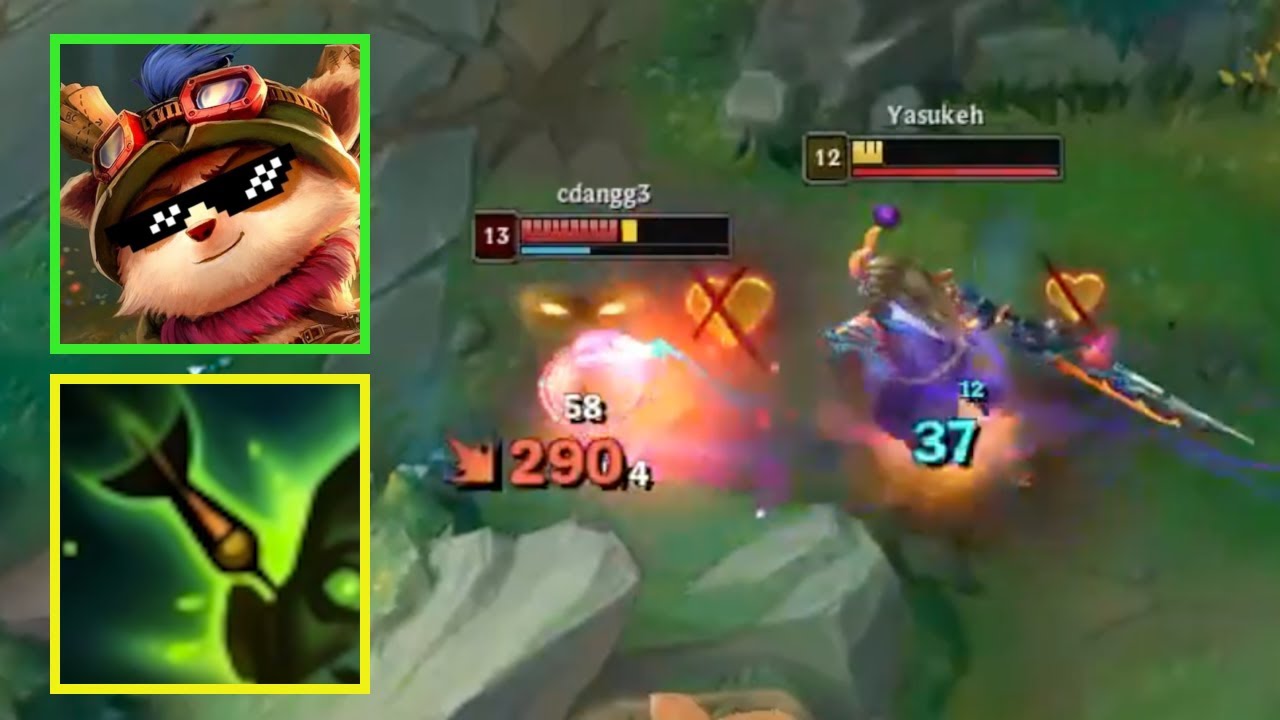 Teemo vs Tryndamere - YouTube