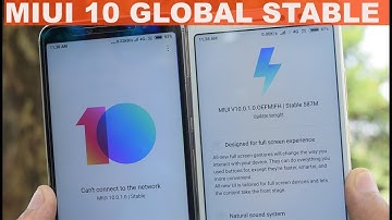 MIUI 10 GLOBAL STABLE  Changes  -  REDMI  Y2