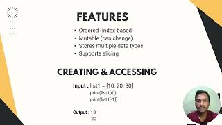 List and List Operations In Python | EDS Presentation 