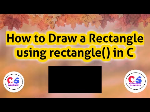 How to Draw a Rectangle in Computer Graphics