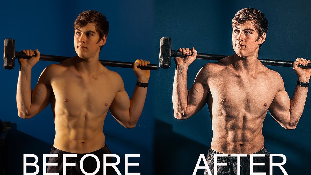 How to Edit Fitness Photography images SUPER EASY retouching and