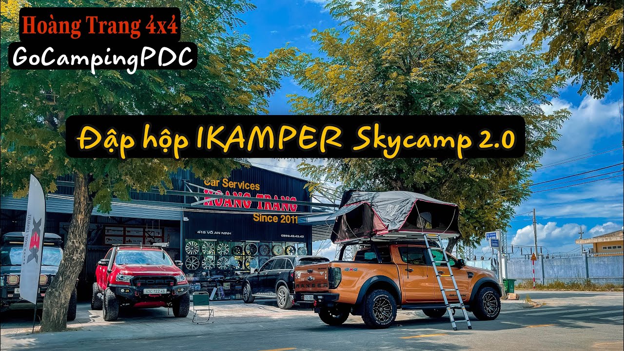 🎥 Đập hộp - ĐÁNH GIÁ Ikamper Skycamp 2.0 - Lều dã ngoại số 1 thế giới — Video review, click xem trên YouTube